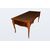 Antica grande scrivania diplomatica stile Luigi XV del 1800 con piano in pelle