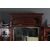 Cabinet credenza doppiocorpo in legno di palissandro con intarsi stile Vittoriano del 1800