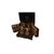 Scatola porta liquori francese stile Boulle della seconda metà del 1800 in legno ebanizzato