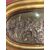 Oval copper plaque depicting the Napoleonic battle of Austerlitz with a 19th century coeval frame     