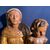 GRANDE SCULTURA LIGNEA POLICROMA “MADONNA COL BAMBINO” - XVI SECOLO  