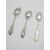 Tre cucchiaini in argento Americani - A/2646 -
