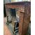  CHM869 - Camino Pompadour in marmo Rosso Francia, mis. cm L 125 x H 102 x P 33 