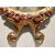 GOLDEN MIRROR WITH POLYCHROME FLOWERS - XVII CENTURY     