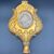 COPPIA DI PUNTALI PER BASTONI DA PROCESSIONE IN LEGNO DORATO  - LUIGI XIV
