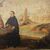 PAIR OF PAINTINGS, OIL ON TABLE, MARKET SCENES - XVII CENTURY.     