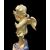SCULTURA DI ANGELO, PUTTO IN LEGNO DORATO A FOGLIA ORO - LUIGI FILIPPO