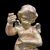 SCULTURA DI ANGELO, PUTTO IN LEGNO DORATO A FOGLIA ORO - LUIGI FILIPPO
