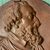 Coppia di tondi in terracotta raffiguranti profili maschili - XIX sec. 