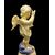 SCULTURA DI ANGELO, PUTTO IN LEGNO DORATO A FOGLIA ORO - LUIGI FILIPPO