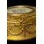 Scatola in ottone cesellato con miniatura - XIX sec. 