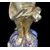 SCULTURA DI ANGELO, PUTTO IN LEGNO DORATO A FOGLIA ORO - LUIGI FILIPPO