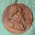 Coppia di tondi in terracotta raffiguranti profili maschili - XIX sec. 