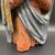 &quot;MADONNA ORANTE&quot; SCULPTURE IN POLYCHROME WOOD - XVI CENTURY.     