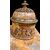 CALAMAIO IN BRONZO DORATO E MARMO, XIX SECOLO