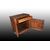 Piccola credenza credenzino stile Provenzale francese di metà 1800 in legno di rovere
