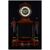 Antico orologio da tavolo del 1800 Biedermeier in legno con intarsi
