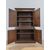 Credenza doppio corpo in noce e pioppo - primi '800 - dispensa buffet - armadio