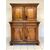 Credenza doppio corpo in noce . XVIII secolo