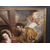Olio su tela di inizio 1700 Raffigurante Adorazione del Bambin Gesù con Pastori e Donne Scuola Fiamminga