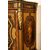 Splendida servante credenza parigina del 1800 riccamente intarsiata con piano in marmo e bronzi