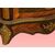 Splendida servante credenza parigina del 1800 riccamente intarsiata con piano in marmo e bronzi