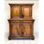 Credenza doppio corpo in noce . XVIII secolo