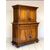 Credenza doppio corpo in noce . XVIII secolo