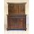 Credenza doppio corpo in noce . XVIII secolo