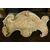  DARS642 - Conchiglia scolpita in marmo Barocca, misure cm L 68 x P 38 x H 10 