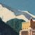 Dipinto di Cesare Maggi - Il Castello di Tarasp 1960