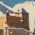 Dipinto di Cesare Maggi - Il Castello di Tarasp 1960