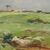 Dipinto di Giuseppe Casciaro - Paesaggio con Figure
