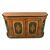 Antico servante credenza francese del 1800 in noce a due ante