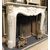 CHM871 - Camino in marmo bianco di Carrara, misure cm L 143 x H 109 x P 37  