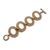 CHRISTIAN DIOR Bracciale Vintage in Metallo Col. Oro