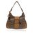BORBONESE Borsa Hobo in Tela Col. Beige M