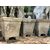   DARS643 - N. 3 vasi in cemento, misure cm 55 x 55 x H 64  