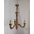Lampadario in legno dorato - stile barocchetto - metà '900