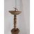 Lampadario in legno dorato - stile barocchetto - metà '900