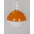 Lampadario vintage a sfera - materiale plastico - modernariato - anni 60-70