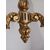 Lampadario in legno dorato - stile barocchetto - metà '900