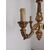 Lampadario in legno dorato - stile barocchetto - metà '900