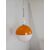 Lampadario vintage a sfera - materiale plastico - modernariato - anni 60-70