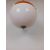 Lampadario vintage a sfera - materiale plastico - modernariato - anni 60-70