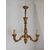Lampadario in legno dorato - stile barocchetto - metà '900