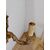 Lampadario in legno dorato - stile barocchetto - metà '900