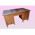 Antica Scrivania Italiana di inizio 1900 in mogano con piano in pelle