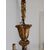 Lampadario in legno dorato - stile barocchetto - metà '900