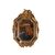 Stupenda Specchiera Ottagonale francese stile Luigi XV del 1800 dorata foglia oro 